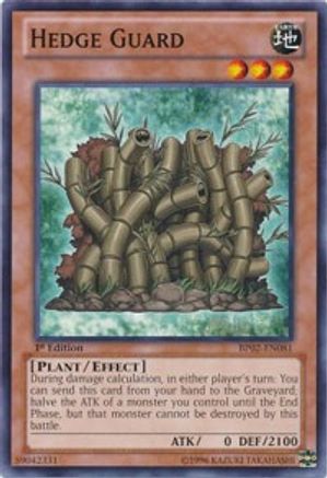 Hedge Guard (BP02-EN081) - Battle Pack 2: War of the Giants Unlimited Battle Pack 2: War of the Giants Yugioh Single Squirtle Squad Card Shop.