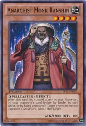 Anarchist Monk Ranshin (BP02-EN092) - Battle Pack 2: War of the Giants 1st Edition Battle Pack 2: War of the Giants Yugioh Single Squirtle Squad Card Shop.