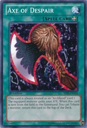 Axe of Despair (BP02-EN131) - Battle Pack 2: War of the Giants Unlimited Battle Pack 2: War of the Giants Yugioh Single Squirtle Squad Card Shop.
