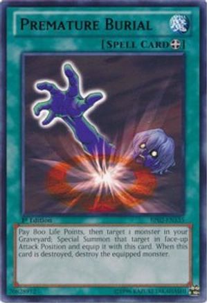 Premature Burial (BP02-EN135) - Battle Pack 2: War of the Giants Unlimited Battle Pack 2: War of the Giants Yugioh Single Squirtle Squad Card Shop.
