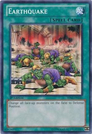 Earthquake (BP02-EN145) - Battle Pack 2: War of the Giants 1st Edition Battle Pack 2: War of the Giants Yugioh Single Squirtle Squad Card Shop.