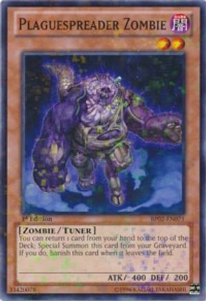 Plaguespreader Zombie (Mosaic Rare) (BP02-EN071) - Battle Pack 2: War of the Giants Unlimited Battle Pack 2: War of the Giants Yugioh Single Squirtle Squad Card Shop.