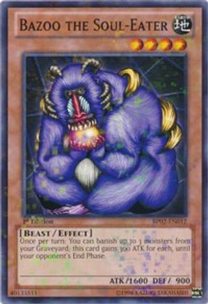 Bazoo the Soul-Eater (Mosaic Rare) (BP02-EN012) - Battle Pack 2: War of the Giants 1st Edition Battle Pack 2: War of the Giants Yugioh Single Squirtle Squad Card Shop.