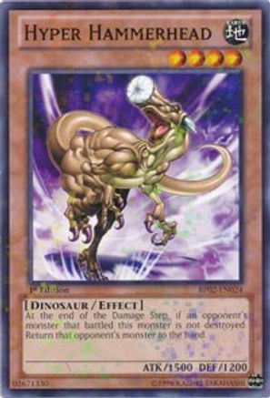 Hyper Hammerhead (Mosaic Rare) (BP02-EN024) - Battle Pack 2: War of the Giants Unlimited Battle Pack 2: War of the Giants Yugioh Single Squirtle Squad Card Shop.