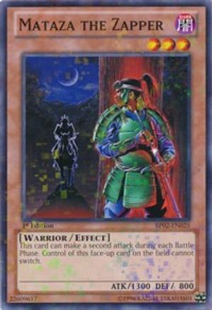 Mataza the Zapper (Mosaic Rare) (BP02-EN025) - Battle Pack 2: War of the Giants 1st Edition Battle Pack 2: War of the Giants Yugioh Single Squirtle Squad Card Shop.