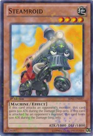 Steamroid (Mosaic Rare) (BP02-EN037) - Battle Pack 2: War of the Giants 1st Edition Battle Pack 2: War of the Giants Yugioh Single Squirtle Squad Card Shop.