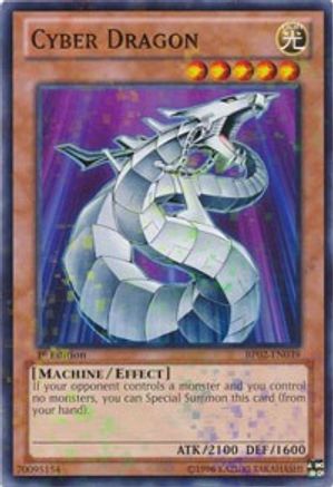 Cyber Dragon (Mosaic Rare) (BP02-EN039) - Battle Pack 2: War of the Giants 1st Edition Battle Pack 2: War of the Giants Yugioh Single Squirtle Squad Card Shop.