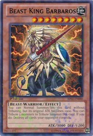 Beast King Barbaros (Mosaic Rare) (BP02-EN080) - Battle Pack 2: War of the Giants Unlimited Battle Pack 2: War of the Giants Yugioh Single Squirtle Squad Card Shop.