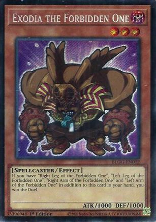 Exodia the Forbidden One (BLGG-EN002) - Battles of Legend: Glorious Gallery 1st Edition Battles of Legend: Glorious Gallery Yugioh Single Squirtle Squad Card Shop.