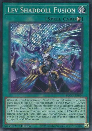 Lev Shaddoll Fusion (BLGG-EN024) - Battles of Legend: Glorious Gallery 1st Edition Battles of Legend: Glorious Gallery Yugioh Single Squirtle Squad Card Shop.
