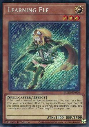 Learning Elf (BLGG-EN026) - Battles of Legend: Glorious Gallery 1st Edition Battles of Legend: Glorious Gallery Yugioh Single Squirtle Squad Card Shop.