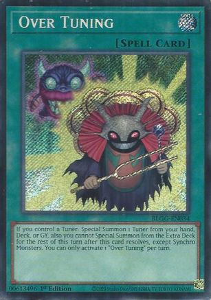 Over Tuning (BLGG-EN034) - Battles of Legend: Glorious Gallery 1st Edition Battles of Legend: Glorious Gallery Yugioh Single Squirtle Squad Card Shop.