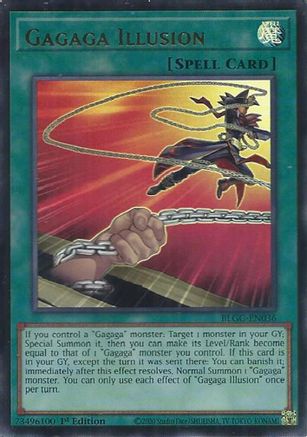 Gagaga Illusion (BLGG-EN036) - Battles of Legend: Glorious Gallery 1st Edition Battles of Legend: Glorious Gallery Yugioh Single Squirtle Squad Card Shop.