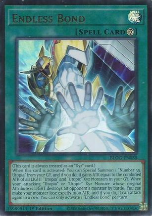 Endless Bond (BLGG-EN038) - Battles of Legend: Glorious Gallery 1st Edition Battles of Legend: Glorious Gallery Yugioh Single Squirtle Squad Card Shop.