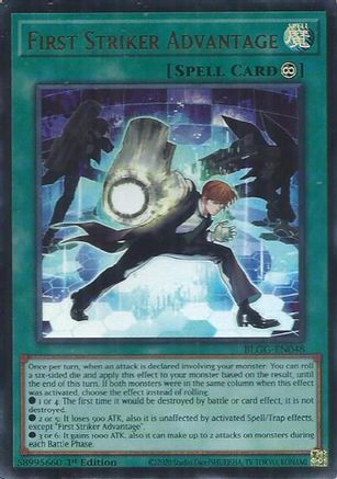 First Striker Advantage (BLGG-EN048) - Battles of Legend: Glorious Gallery 1st Edition Battles of Legend: Glorious Gallery Yugioh Single Squirtle Squad Card Shop.
