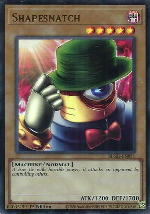 Shapesnatch (BLGG-EN051) - Battles of Legend: Glorious Gallery 1st Edition Battles of Legend: Glorious Gallery Yugioh Single Squirtle Squad Card Shop.