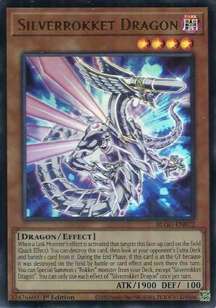 Silverrokket Dragon (BLGG-EN072) - Battles of Legend: Glorious Gallery 1st Edition Battles of Legend: Glorious Gallery Yugioh Single Squirtle Squad Card Shop.