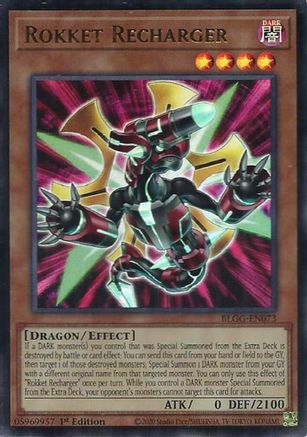 Rokket Recharger (BLGG-EN073) - Battles of Legend: Glorious Gallery 1st Edition Battles of Legend: Glorious Gallery Yugioh Single Squirtle Squad Card Shop.