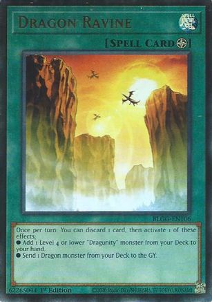 Dragon Ravine (BLGG-EN106) - Battles of Legend: Glorious Gallery 1st Edition Battles of Legend: Glorious Gallery Yugioh Single Squirtle Squad Card Shop.