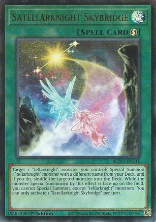 Satellarknight Skybridge (BLGG-EN110) - Battles of Legend: Glorious Gallery 1st Edition Battles of Legend: Glorious Gallery Yugioh Single Squirtle Squad Card Shop.