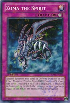 Zoma the Spirit (Mosaic Rare) (BP02-EN194) - Battle Pack 2: War of the Giants 1st Edition Battle Pack 2: War of the Giants Yugioh Single Squirtle Squad Card Shop.