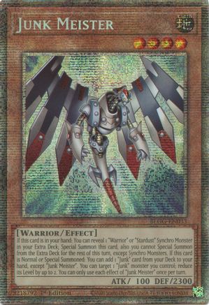 Junk Meister (Starlight Rare) (BLGG-EN033) - Battles of Legend: Glorious Gallery 1st Edition Battles of Legend: Glorious Gallery Yugioh Single Squirtle Squad Card Shop.