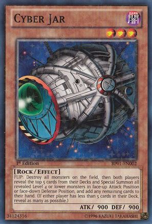 Cyber Jar (Starfoil) (BP01-EN002) - Battle Pack: Epic Dawn 1st Edition Battle Pack: Epic Dawn Yugioh Single Squirtle Squad Card Shop.