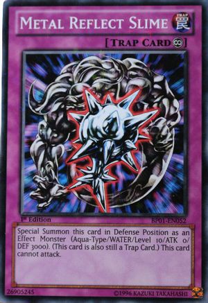 Metal Reflect Slime (Starfoil) (BP01-EN052) - Battle Pack: Epic Dawn 1st Edition Battle Pack: Epic Dawn Yugioh Single Squirtle Squad Card Shop.
