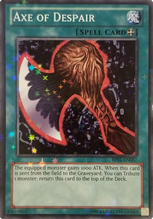 Axe of Despair (Starfoil) (BP01-EN067) - Battle Pack: Epic Dawn 1st Edition Battle Pack: Epic Dawn Yugioh Single Squirtle Squad Card Shop.