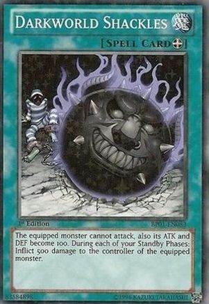 Darkworld Shackles (Starfoil) (BP01-EN083) - Battle Pack: Epic Dawn Unlimited Battle Pack: Epic Dawn Yugioh Single Squirtle Squad Card Shop.