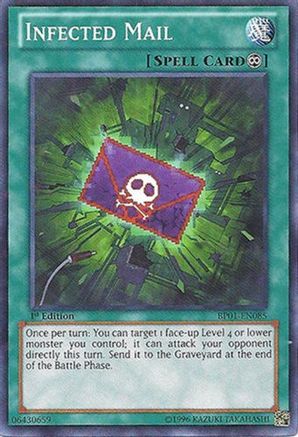 Infected Mail (Starfoil) (BP01-EN085) - Battle Pack: Epic Dawn 1st Edition Battle Pack: Epic Dawn Yugioh Single Squirtle Squad Card Shop.