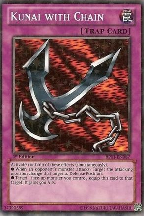 Kunai with Chain (Starfoil) (BP01-EN087) - Battle Pack: Epic Dawn Unlimited Battle Pack: Epic Dawn Yugioh Single Squirtle Squad Card Shop.