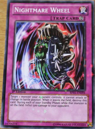 Nightmare Wheel (Starfoil) (BP01-EN096) - Battle Pack: Epic Dawn 1st Edition Battle Pack: Epic Dawn Yugioh Single Squirtle Squad Card Shop.