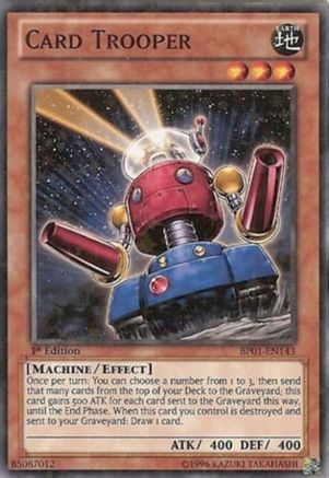 Card Trooper (Starfoil) (BP01-EN143) - Battle Pack: Epic Dawn 1st Edition Battle Pack: Epic Dawn Yugioh Single Squirtle Squad Card Shop.