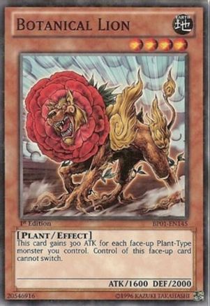 Botanical Lion (Starfoil) (BP01-EN145) - Battle Pack: Epic Dawn Unlimited Battle Pack: Epic Dawn Yugioh Single Squirtle Squad Card Shop.