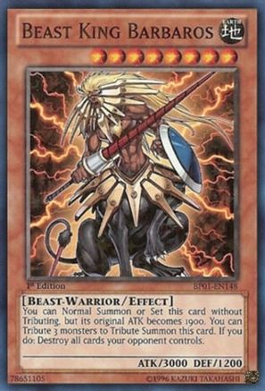 Beast King Barbaros (Starfoil) (BP01-EN148) - Battle Pack: Epic Dawn Unlimited Battle Pack: Epic Dawn Yugioh Single Squirtle Squad Card Shop.