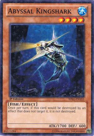Abyssal Kingshark (Starfoil) (BP01-EN155) - Battle Pack: Epic Dawn Unlimited Battle Pack: Epic Dawn Yugioh Single Squirtle Squad Card Shop.