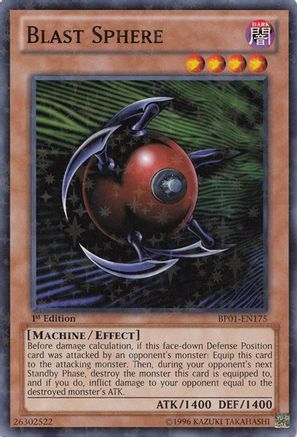 Blast Sphere (Starfoil) (BP01-EN175) - Battle Pack: Epic Dawn Unlimited Battle Pack: Epic Dawn Yugioh Single Squirtle Squad Card Shop.