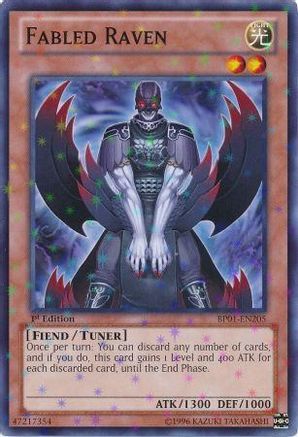 Fabled Raven (Starfoil) (BP01-EN205) - Battle Pack: Epic Dawn Unlimited Battle Pack: Epic Dawn Yugioh Single Squirtle Squad Card Shop.