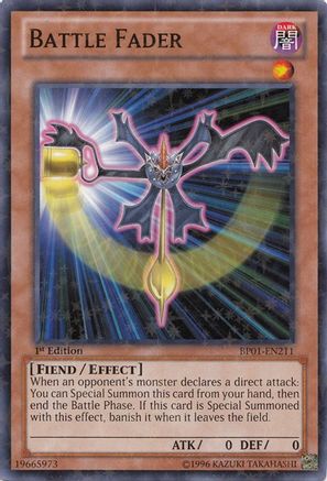 Battle Fader (Starfoil) (BP01-EN211) - Battle Pack: Epic Dawn Unlimited Battle Pack: Epic Dawn Yugioh Single Squirtle Squad Card Shop.