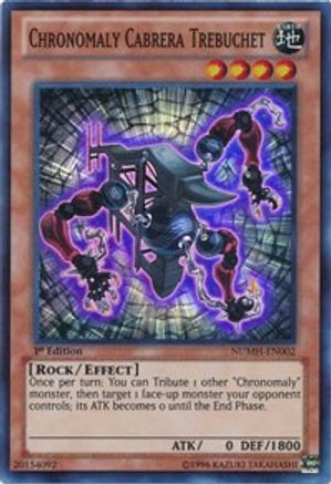 Chronomaly Cabrera Trebuchet (NUMH-EN002) - Number Hunters 1st Edition Number Hunters Yugioh Single Squirtle Squad Card Shop.
