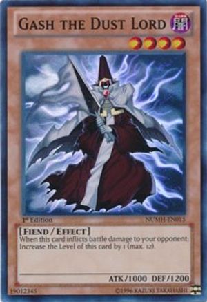 Gash the Dust Lord (NUMH-EN015) - Number Hunters Unlimited Number Hunters Yugioh Single Squirtle Squad Card Shop.