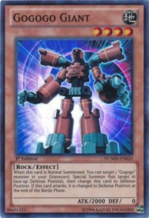 Gogogo Giant (NUMH-EN020) - Number Hunters 1st Edition Number Hunters Yugioh Single Squirtle Squad Card Shop.