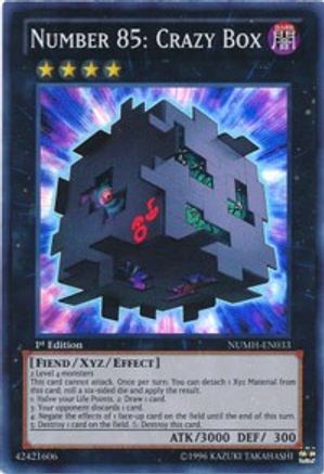 Number 85: Crazy Box (NUMH-EN033) - Number Hunters 1st Edition Number Hunters Yugioh Single Squirtle Squad Card Shop.