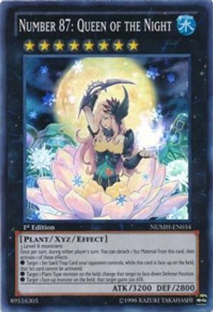 Number 87: Queen of the Night (NUMH-EN034) - Number Hunters Unlimited Number Hunters Yugioh Single Squirtle Squad Card Shop.