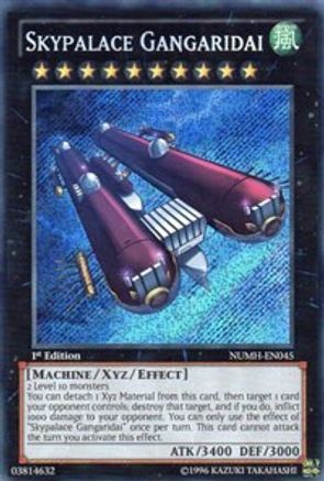 Skypalace Gangaridai (NUMH-EN045) - Number Hunters Unlimited Number Hunters Yugioh Single Squirtle Squad Card Shop.