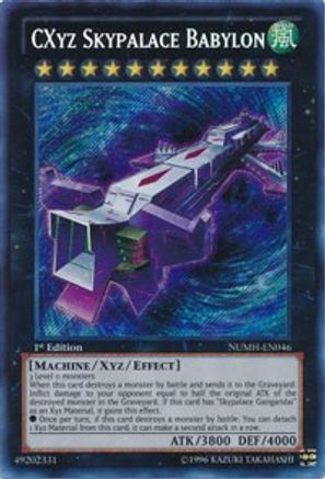CXyz Skypalace Babylon (NUMH-EN046) - Number Hunters 1st Edition Number Hunters Yugioh Single Squirtle Squad Card Shop.