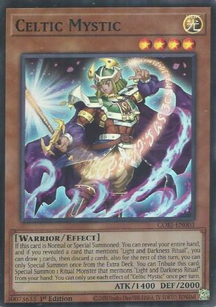 Celtic Mystic (CORI-EN003) - Chaos Origins 1st Edition Chaos Origins Yugioh Single Squirtle Squad Card Shop.