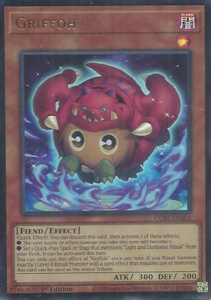 Griffoh (CORI-EN004) - Chaos Origins 1st Edition Chaos Origins Yugioh Single Squirtle Squad Card Shop.