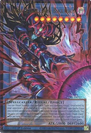 Magician of Dark Chaos - Black Chaos (Starlight Rare) (Extended Art) (CORI-EN027) - Chaos Origins 1st Edition Chaos Origins Yugioh Single Squirtle Squad Card Shop.